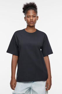 Футболка oversize хлопковая со стразами Befree