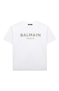 Хлопковая футболка Balmain