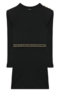 Шерстяное платье Balmain