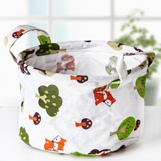 Корзина для хранения с ручками NO Brand
