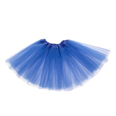 Карнавальная юбка, трехслойная, 4-6 лет, цвет синий Страна Карнавалия