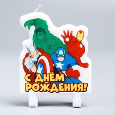 Свеча для торта Marvel