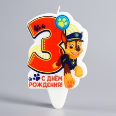 Свеча для торта PAW Patrol