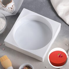 Форма силиконовая для муссовых десертов и выпечки доляна