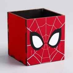 Органайзер для канцелярии spider-man, человек-паук, 65 х 70 х 65 мм Marvel