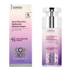 Крем для лица ICON SKIN AQUA RECOVERY с минералами и гиалуроновой кислотой 30 мл