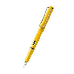 Ручка перьевая &quot;018 Safari&quot; F, 0,5 мм, желтая Lamy