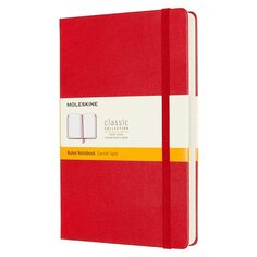 Блокнот Moleskine Classic Expanded Large, 130 х 210 мм, 400 страниц, линейка, твердая обложка, красный