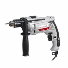 Дрель ударная, Интерскол, ДУ-13/750ЭР, ключевая, 13 мм, 750 Вт, с реверсом, 1 скорость