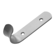 Крючок-вешалка 1-рожковый, Домарт, серый металлик