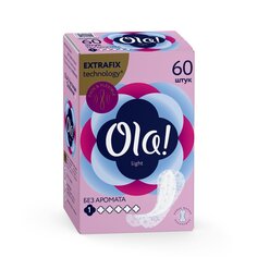 Прокладки женские Ola, Light, ежедневные, 60 шт, стринг-мультиформ, O2662 Ola!
