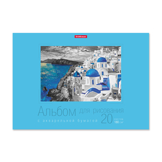 Альбом для рисования Erich Krause Colored City А4 на клею 20 листов
