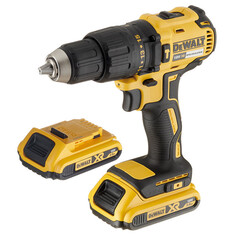 Дрели-шуруповерты аккумуляторные дрель-шуруповерт DEWALT 18ВXR ударная бесщёточная 340Вт 65Нм Li-ion 2Ач с АКБ