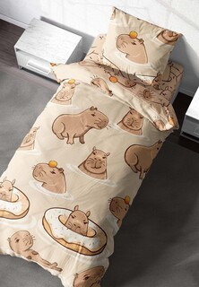Постельное белье 1,5-спальное Crazy Getup Capybara