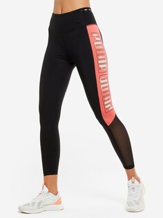 Легинсы женские PUMA Train Logo Block, Черный