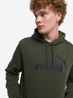 Худи мужская PUMA Ess Big Logo Varsity Green, Зеленый