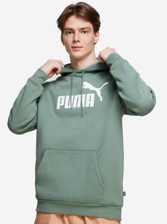 Худи мужская PUMA Ess Big Logo Varsity Green, Зеленый