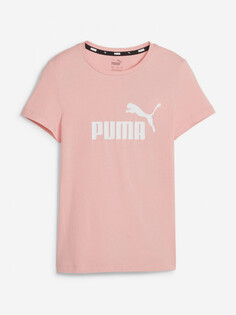 Футболка для девочек PUMA ESS Logo, Розовый