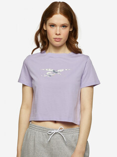 Футболка женская Reebok Te Graphic Tee - Quirky, Фиолетовый