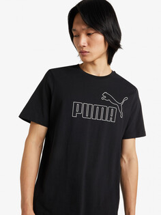Футболка мужская PUMA ESS+ Big Outline, Черный