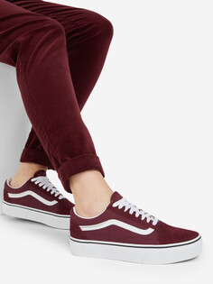 Кеды женские Vans Old Skool Platform, Красный