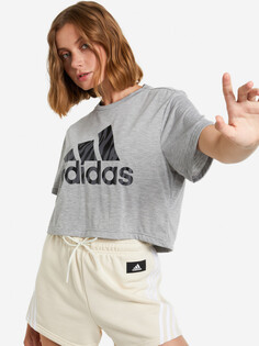 Футболка женская adidas Aeroready Designed To Move, Серый