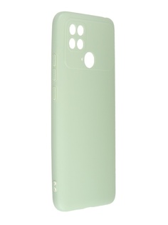 Чехол DF для Poco C40 Silicone Light Green poCase-08