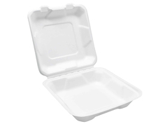 Ланч бокс одноразовый Ecovilka 900ml 50шт White TLB04