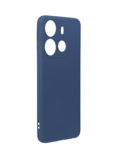 Накладка Zibelino для Tecno Spark Go 2023 / Pop 7 Pro Soft Matte защита камеры Blue ZSM-TCN-GO-2023-CAM-BLU