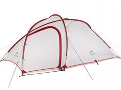 Палатка Naturehike Hiby Si 4х-местная Grey-Red NH19ZP005-DG