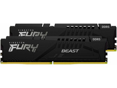 Модуль памяти Kingston Fury Beast Black EXPO DDR5 DIMM 6000MHz PC-48000 CL36 - 64Gb Kit (2х32Gb) KF560C36BBEK2-64