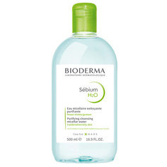 BIODERMA Мицеллярная вода очищающая для жирной и проблемной кожи лица Sebium H2O 500.0