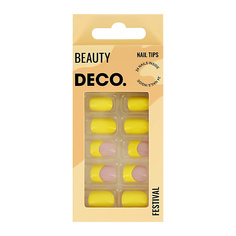 Накладные ногти DECO. Набор накладных ногтей с клеевыми стикерами BEAUTY