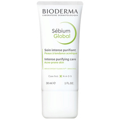 Крем для лица BIODERMA Крем для жирной и проблемной кожи, склонной к акне Sebium Global 30.0