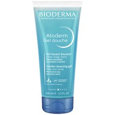 Средства для душа BIODERMA Мягкий очищающий гель для душа для нормальной, сухой и атопичной кожи Atoderm 100