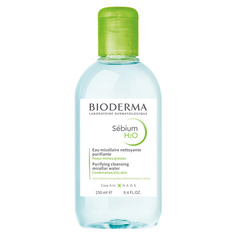 Средства для снятия макияжа BIODERMA Мицеллярная вода очищающая для жирной и проблемной кожи лица Sebium H2O 250