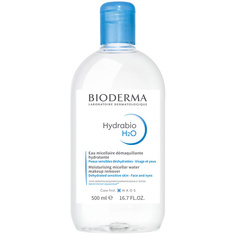 Средства для снятия макияжа BIODERMA Мицеллярная вода очищающая для сухой и обезвоженной кожи лица Hydrabio H2O 500
