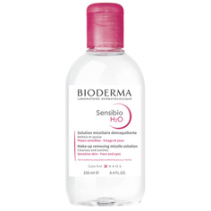 Средства для снятия макияжа BIODERMA Мицеллярная вода для очищения нормальной и чувствительной кожи лица Sensibio H2O 250