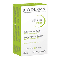 Мыло твердое BIODERMA Мыло очищающее для жирной и комбинированной кожи лица и тела Sebium 100.0