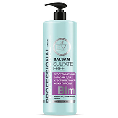 Бальзам для волос EVI PROFESSIONAL Бальзам "Бессульфатный" после кератинового выпрямления и ботокса Professional Salon Balsam