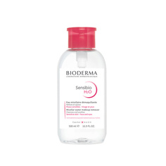 Средства для снятия макияжа BIODERMA Мицеллярная вода для очищения нормальной и чувствительной кожи лица Sensibio H2O (помпа) 500