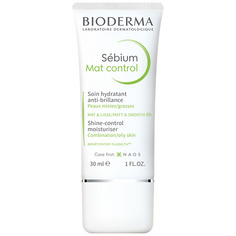 Крем для лица BIODERMA Крем матирующий, увлажняющий для жирной и комбинированной кожи лица Sebium Mat Control 30.0
