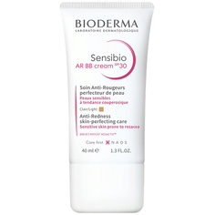 BB крем для лица BIODERMA Солнцезащитный BB крем с тоном для кожи с покраснениями и розацеа SPF 30 Sensibio AR 40