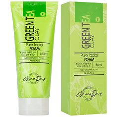 Пенка для снятия макияжа GRACE DAY Пенка для умывания с зеленой глиной 180