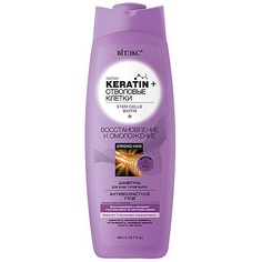 Шампунь для волос ВИТЭКС Шампунь для всех типов волос Восстановление и Омоложение Keratin+ Стволовые клетки и биотин 500.0 Viteks