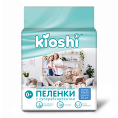 Пеленка KIOSHI Пеленки впитывающие одноразовые 30