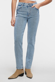 брюки джинсовые женские Джинсы straight прямые базовые со средней посадкой Befree