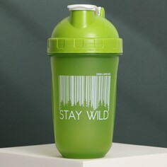 Шейкер пластиковый stay wild, 500 мл Svoboda Voli