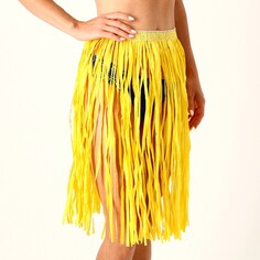 Гавайская юбка, 60 см, цвет желтый Страна Карнавалия