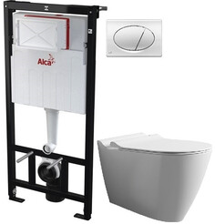Комплект подвесной унитаз Bien Mineral MNKA052N1VP0W3000 + система инсталляции AlcaPlast AM101/11203:1RUSSETM71